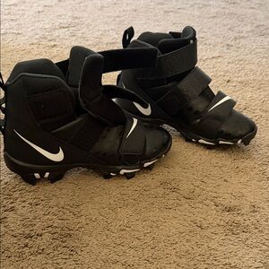 Nike Kids Black and White FastFlex Cleats